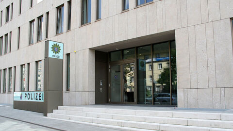 Dienstgebäude des 1. Polizeireviers Darmstadt