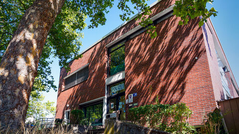 Gebäude des Polizeiposten in Gladenbach.