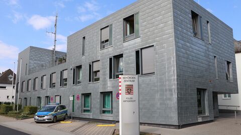 Gebäude der Polizeistation in Idstein.