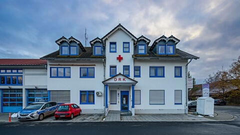 Gebäude des Polizeiposten in Nidda.