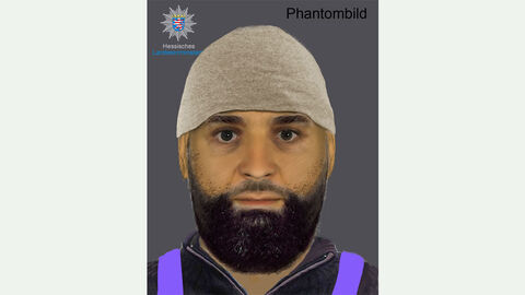 Phantombild einer männlicher Täter