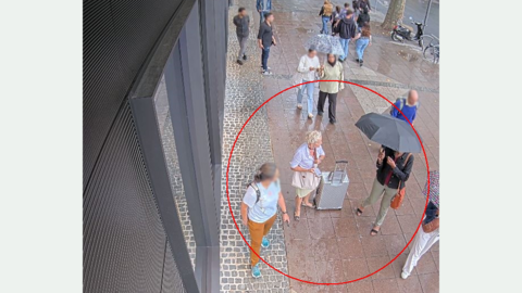 Zeugin mit Rollkoffer - Bild 2