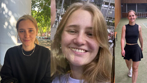 Collage aus drei Bildern der Vermissten 25-jährigen Pauline Mann