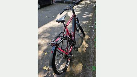 Cube Citybike Rückansicht