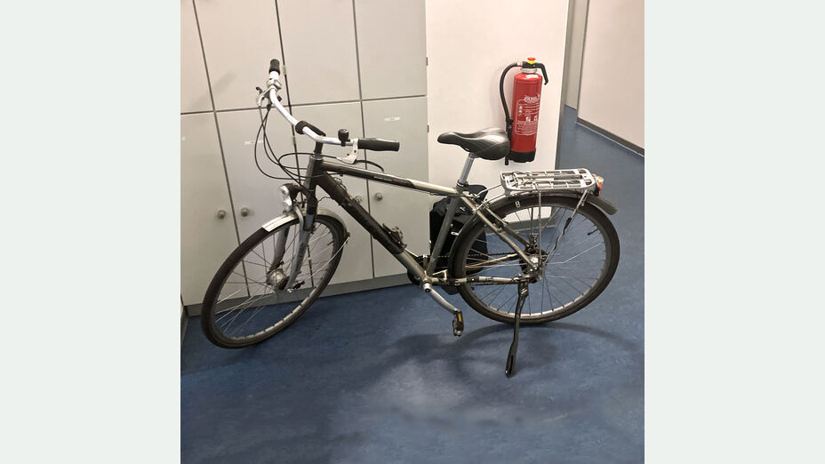 Sichergestelltes Fahrrad der Marke „Raleigh“